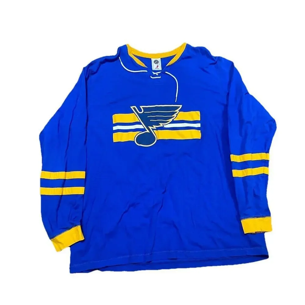 St. Louis Blues | Men’s XXL #42 David Backes Long-Sleeve Shirt - Picture 2 of 5